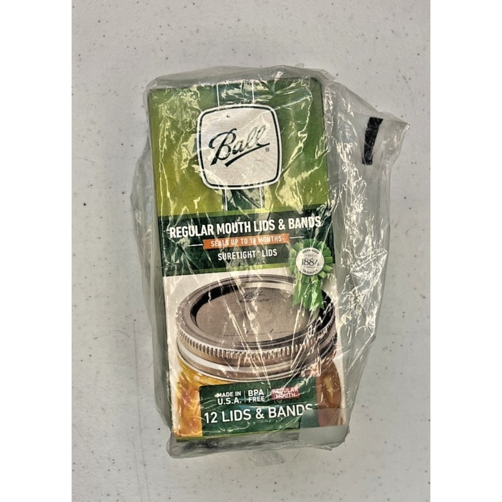 BALL Regular Mouth Lid & Band - 12 Count